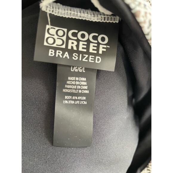 Coco Reef Swim Bikini Bottom High Waist Animal Print Swimwear - Picture 7 of 7